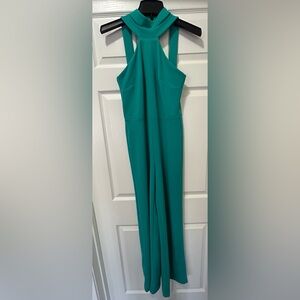 Bebe Teal Jumpsuit size 4